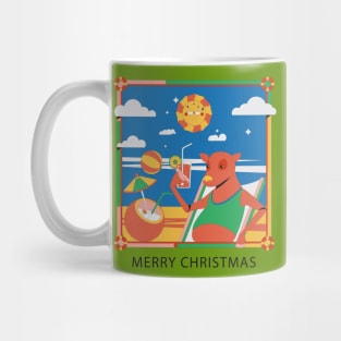 Merry Christmas Deer Summer Mug